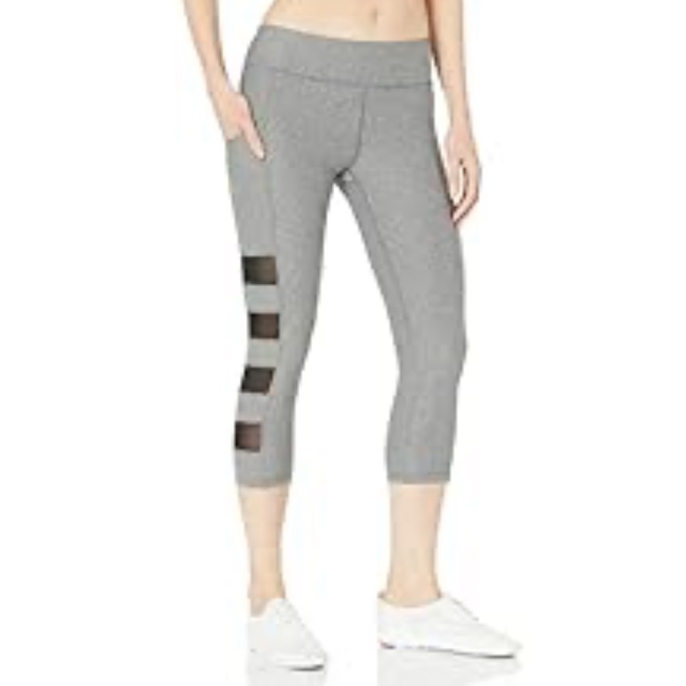 X by Gottex Leggings/Capris/Yoga Pants-Side Block Mesh Panels - Women’s Sz XS